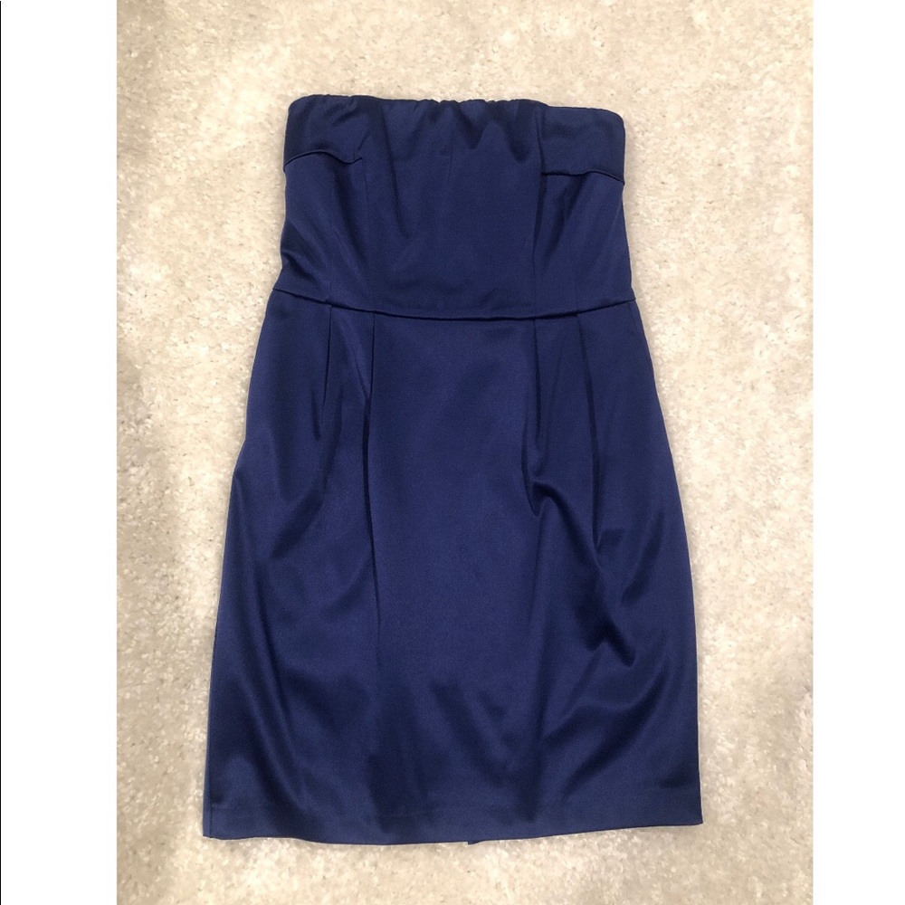 Express Purple Cocktail Mini Dress with Pockets